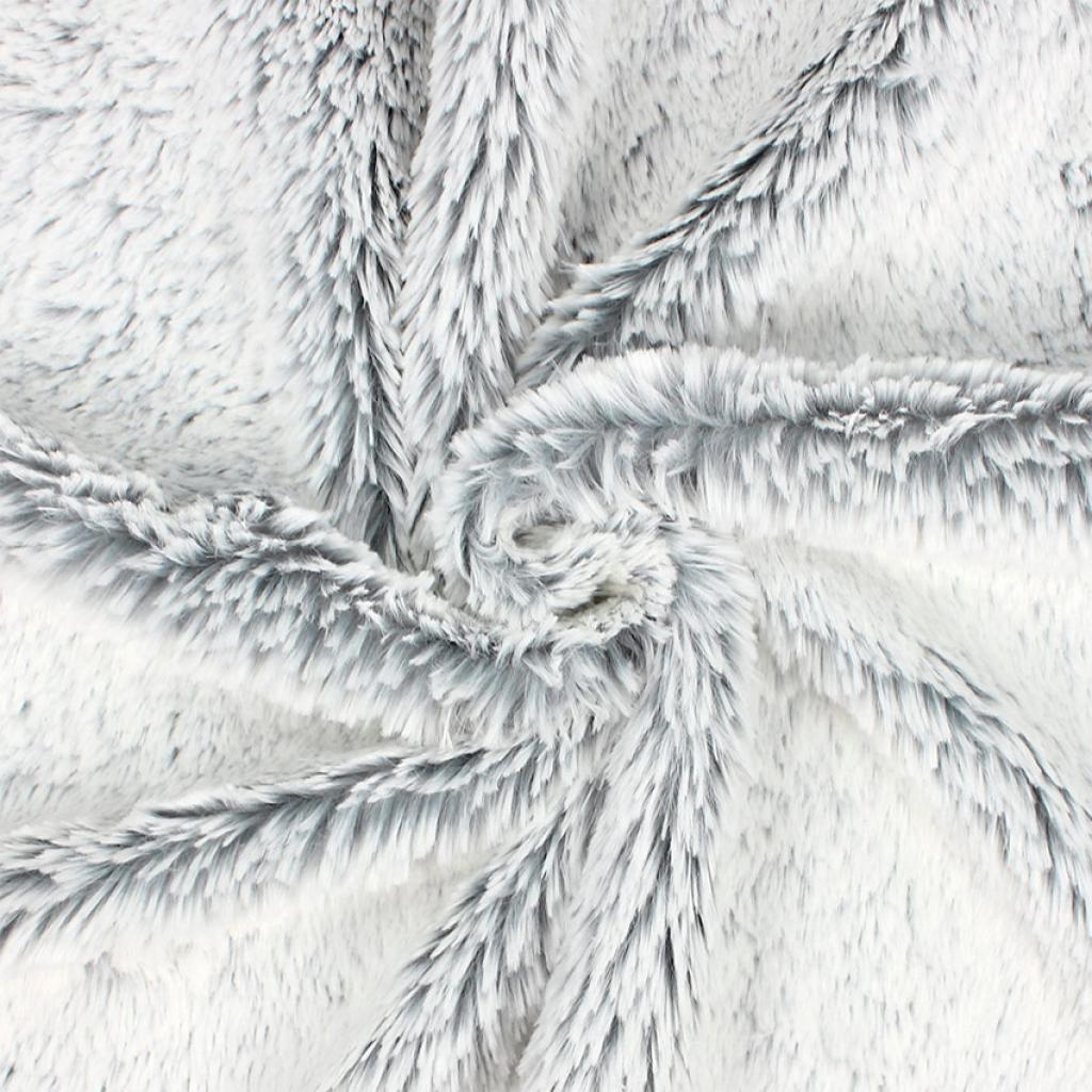 Plüschstoff Shaggy75x100cm grau silber Diip Dye – Kullaloo